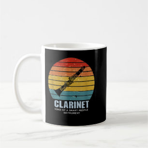 Clarinet Kind of A smart people Instrument Retro3 Kaffeetasse