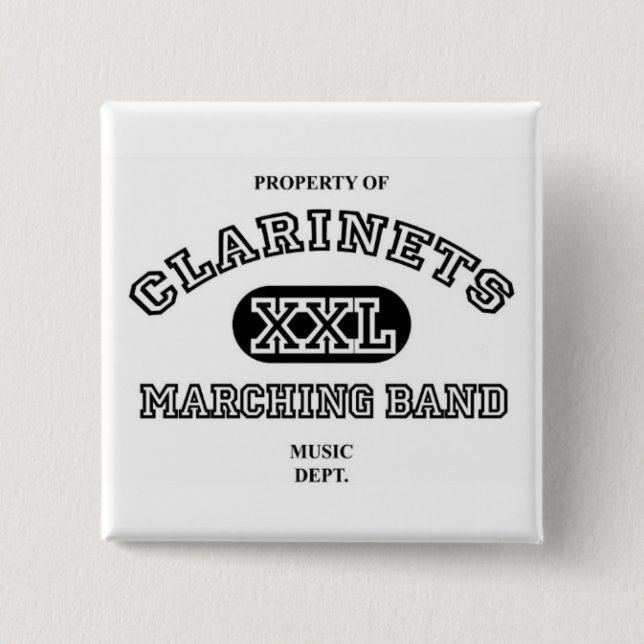 Clarinet-Knopf Button (Vorderseite)