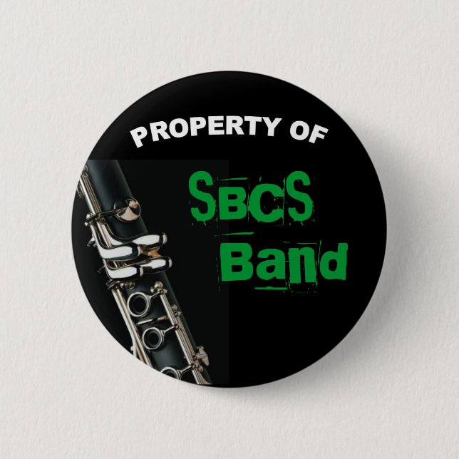 Clarinet-Knopf für Band Button (Vorderseite)