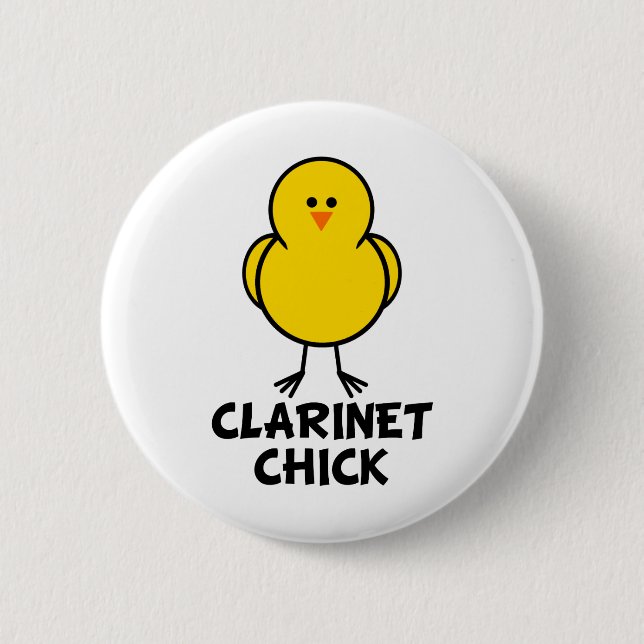 Clarinet-Küken Button (Vorderseite)