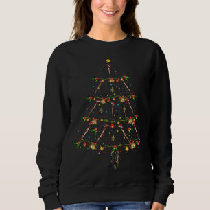 Clarinet Music Lover Xmas Weihnachtsmannmütze Clar Sweatshirt