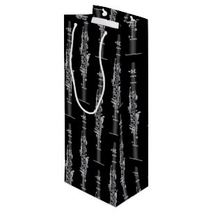 Clarinet Music Teacher Band Musician Geschenktüte Für Weinflaschen