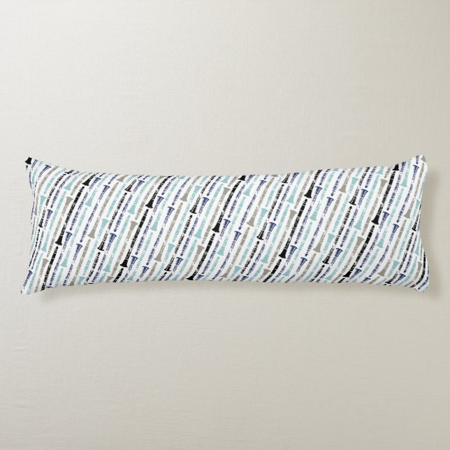 Clarinet Musical Instrument Band Orchestra Music Seitenschläferkissen (Vorderseite)