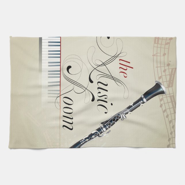 Clarinet-Musik-Raum Küchentuch (Horizontal)