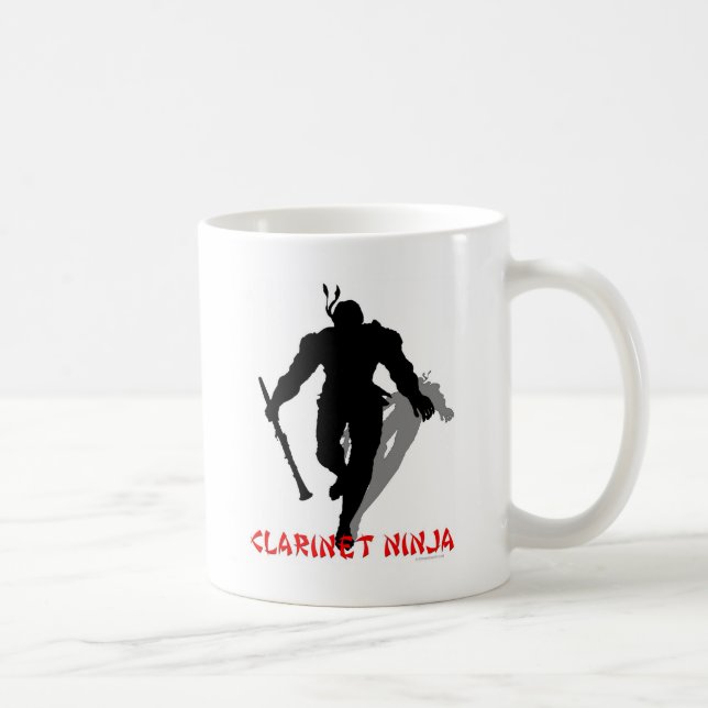 Clarinet Ninja Tasse (Rechts)