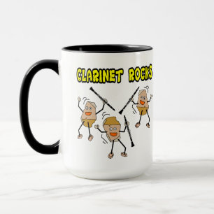 Clarinet Rocks Tasse