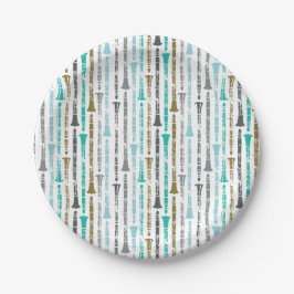 Clarinet Themed Pappteller