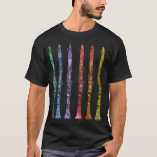 Clarinet-Zeichenstifte T-Shirt