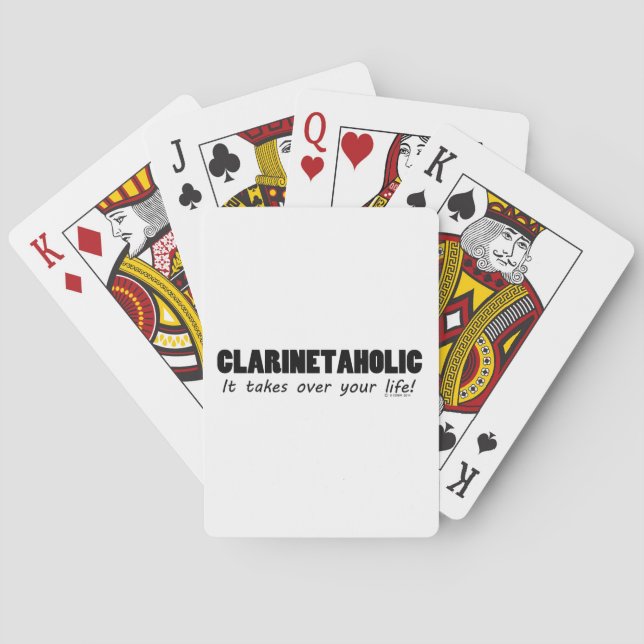 Clarinetaholic Spielkarten (Rückseite)