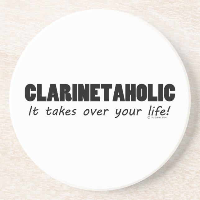 Clarinetaholic Untersetzer (Vorne)