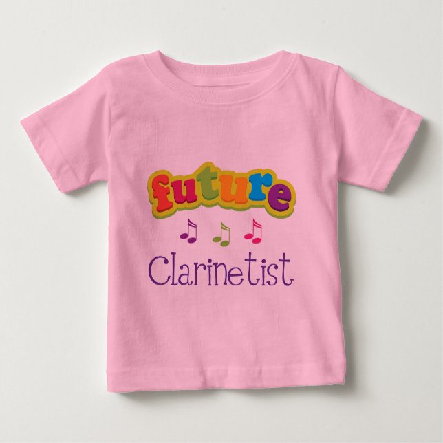Clarinetist (Zukunft) Baby T-shirt (Vorderseite)