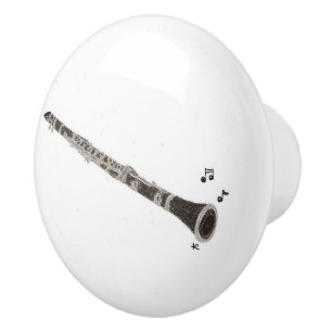 Clarinetmusiker-Keramikgriff Keramikknauf