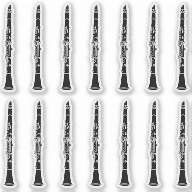 Clarinets Aufkleber (Vorderseite)