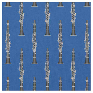 Clarinets Music Musician Saal Dekoration Blau Stoff