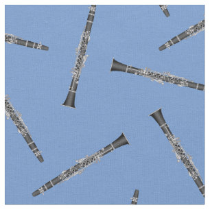 Clarinets Music Musician Saal Dekoration Blau Stoff