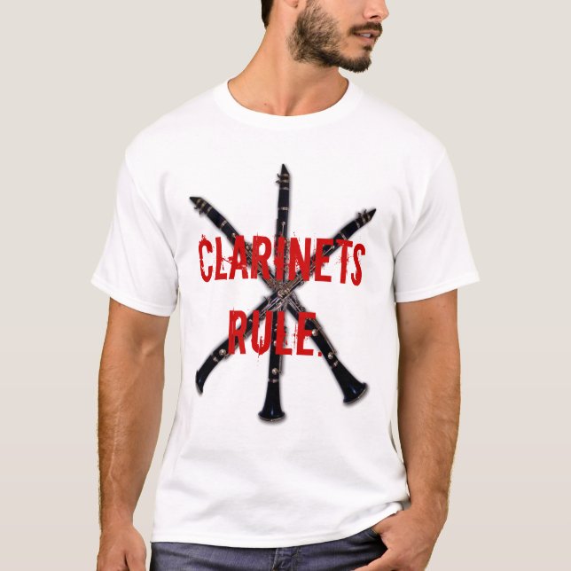 Clarinets-Regel T-Shirt (Vorderseite)