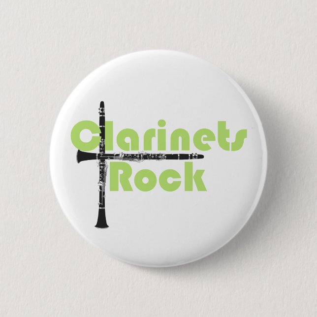 Clarinets Rock Button (Vorderseite)
