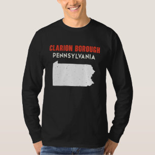 Clarion borough Pennsylvania USA Staat America Tra T-Shirt