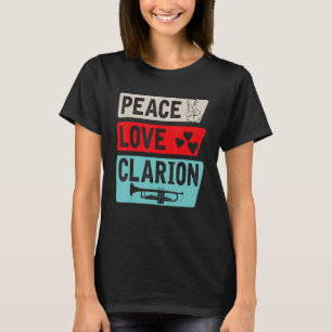Clarion Musikinstrument Trompeter Clarion P T-Shirt