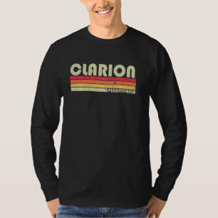 Clarion Pa Pennsylvania Funny City Zuhause Roots R T-Shirt
