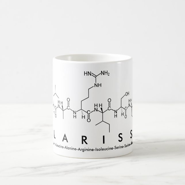 Clarissa Peptid-Namen-Tasse Kaffeetasse (Mittel)