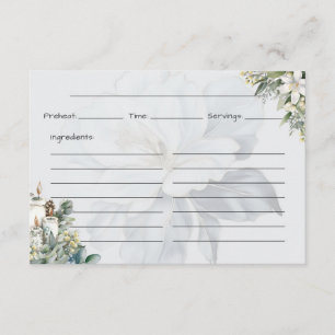 Clarity Basic-Rezept-Karte Begleitkarte