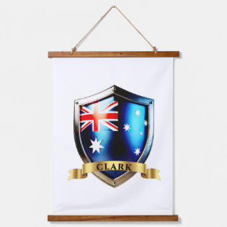 Clark Australia National Heritage Schild Wandteppich Mit Holzrahmen