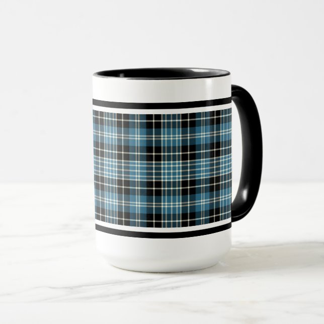 Clark Clan Tartan Tasse (VorderseiteRechts)