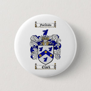 CLARK-FAMILIENWAPPEN - CLARK-WAPPEN BUTTON