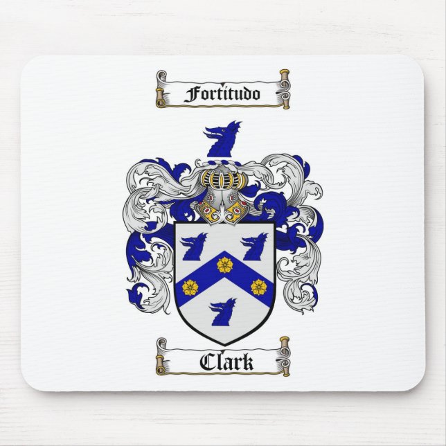 CLARK-FAMILIENWAPPEN - CLARK-WAPPEN MOUSEPAD (Vorne)