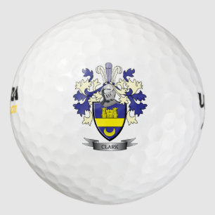 Clark Familienwappen Coat of Arms Golfball