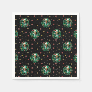 Clark Griswold Christmas Wreath Pattern Serviette