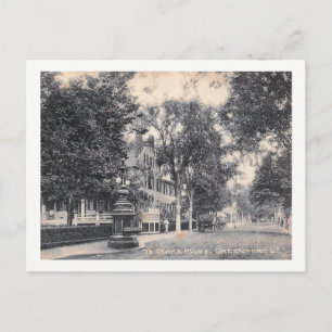 Clark House, Greenport, New York Vintage Postkarte