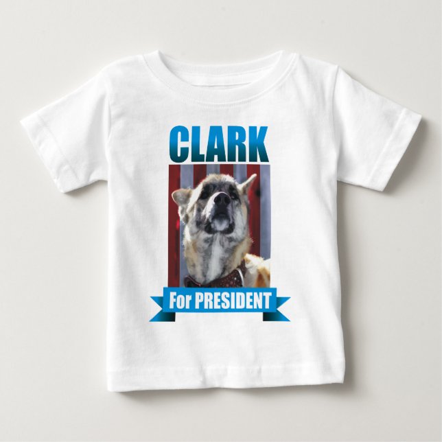 CLARK-HUND BABY T-SHIRT (Vorderseite)