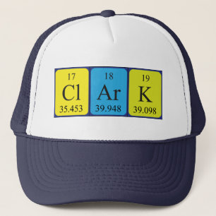 Clark Periodenname hat Truckerkappe
