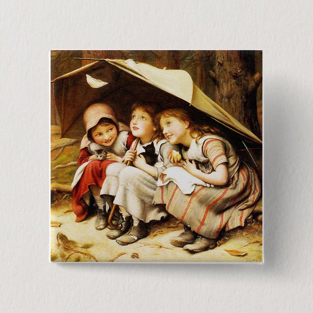 Clark Three Little Kittens Button (Vorderseite)