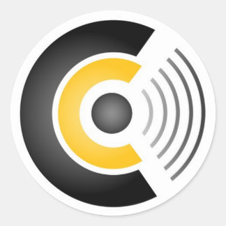 Clarkcast-Aufkleber Runder Aufkleber