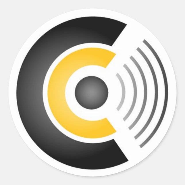 Clarkcast-Aufkleber Runder Aufkleber (Vorderseite)