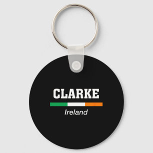 Clarke irischer Familienname St Patricks Day Irlan Schlüsselanhänger