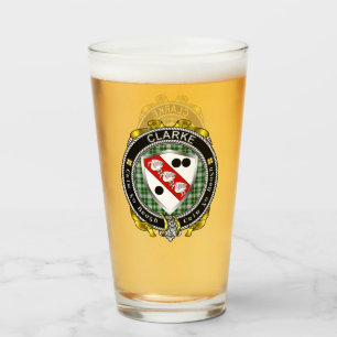 Clarke Irish Beer Glass Glas