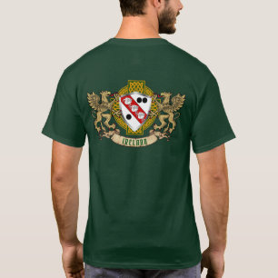 Clarke Irish Shield & Griffins Personalisiert T-Shirt