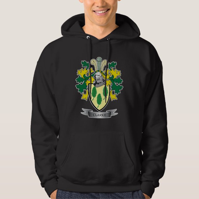 Clarke-Wappen Hoodie (Vorderseite)