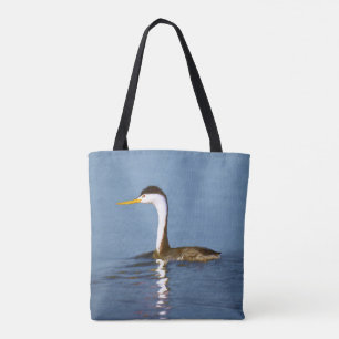 Clark's Grebe Painting - Original Bird Art