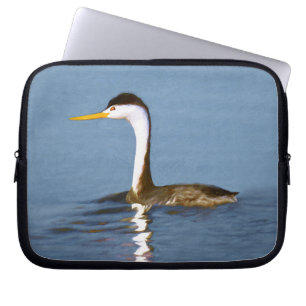 Clark's Grebe Painting - Original Bird Art Laptopschutzhülle