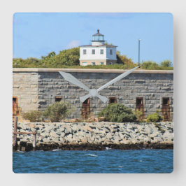 Clarks Point Leuchtturm, Mass. Uhr