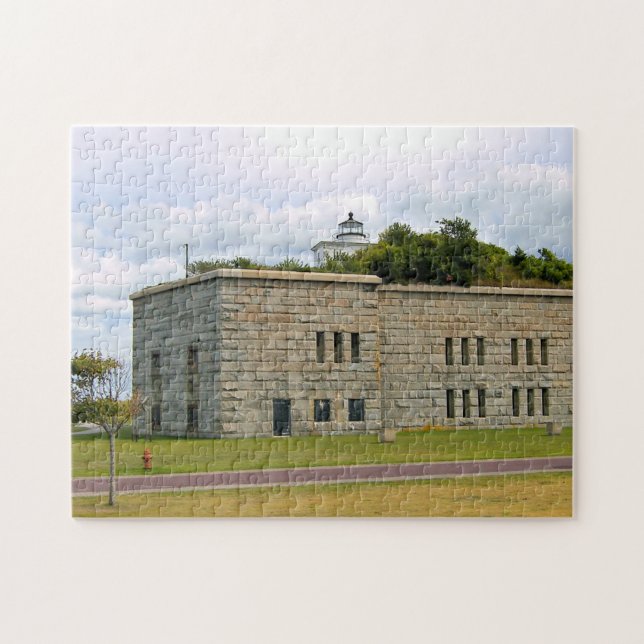 Clark's Point Lighthouse, Mass Jigsaw Puzzle (Horizontal)
