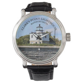 Clarks Point Lighthouse Massachusetts eWatch Armbanduhr