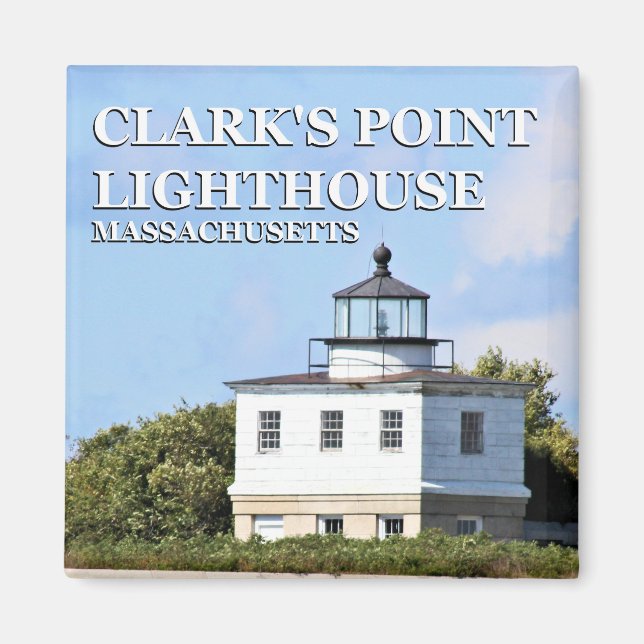 Clark's Point Lighthouse, Massachusetts Magnet (Vorne)