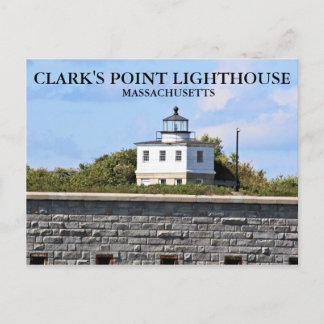Clark's Point Lighthouse, Massachusetts Postkarte