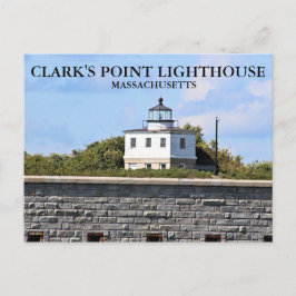 Clark's Point Lighthouse, Massachusetts Postkarte